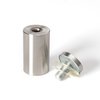 Outwater Round Standoffs, 2 in Bd L, Stainless Steel Brushed, 1-1/4 in OD 3P1.56.00007
